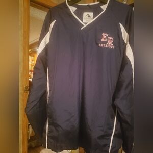 Augusta Sportswear Navy and White Pullover with ER Patriots Design
